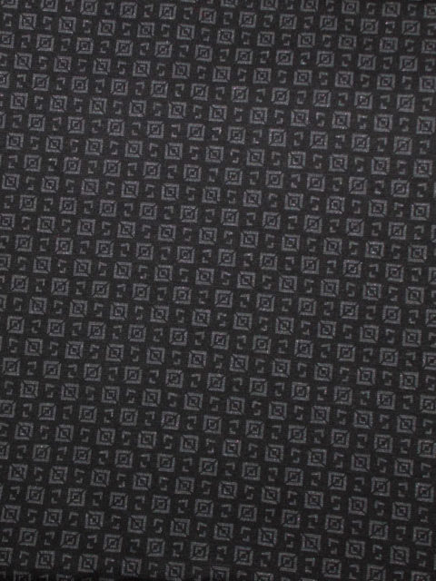 Romanit mit klassischem Muster, schwarz-d.-grau, ca. 100 x 140 cm | 5 €