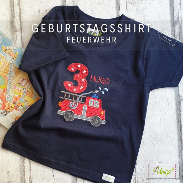 Geeburtstags T-Shirt Feuerwehr