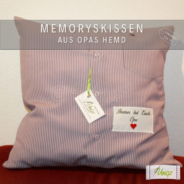 Memorykissen - Opa