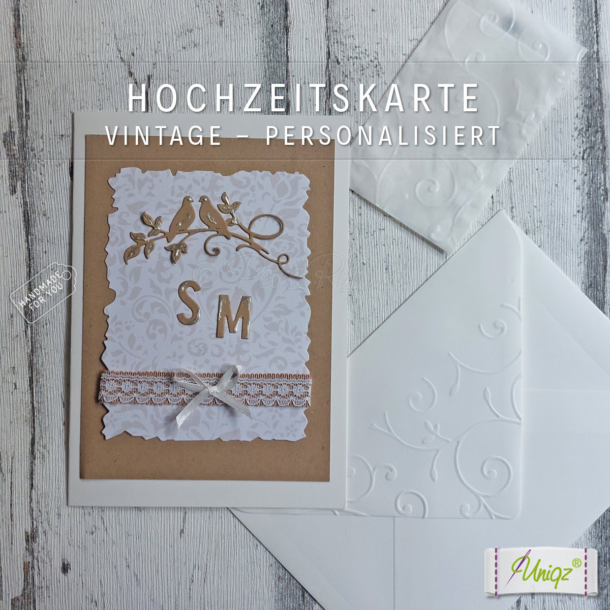 Hochzeitskarte Boho