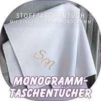 Monogramm Taschentücher
