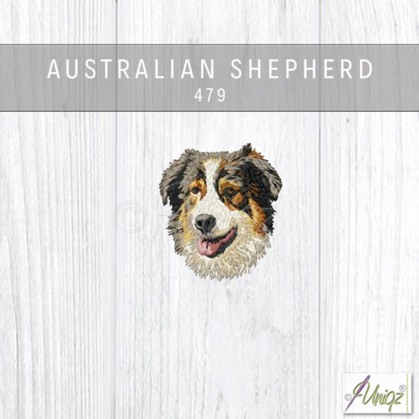 Australian Shepherd 479 stickerei