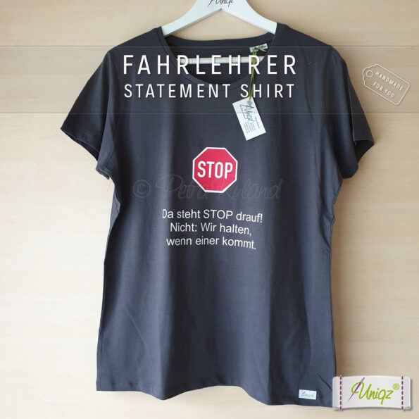 Fahrlehrer.Shirt .Spruch