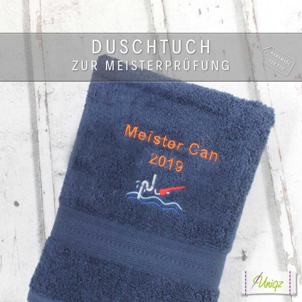 Meisterpruefung.Duschtuch