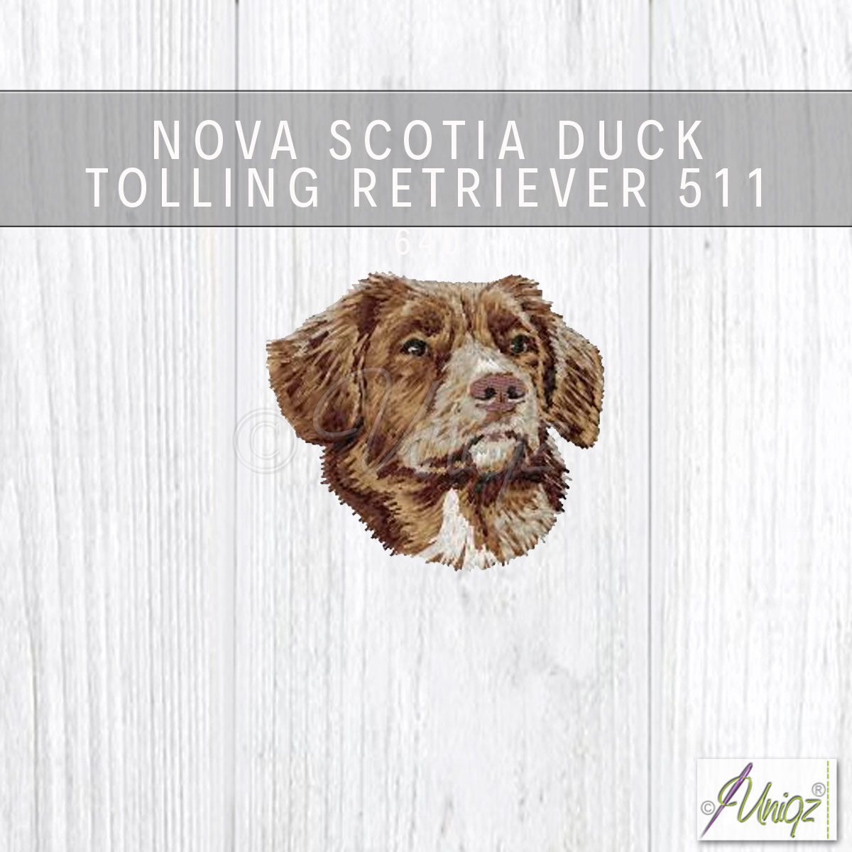 Nova Scotia Duck Tolling Retriever 511 stickerei