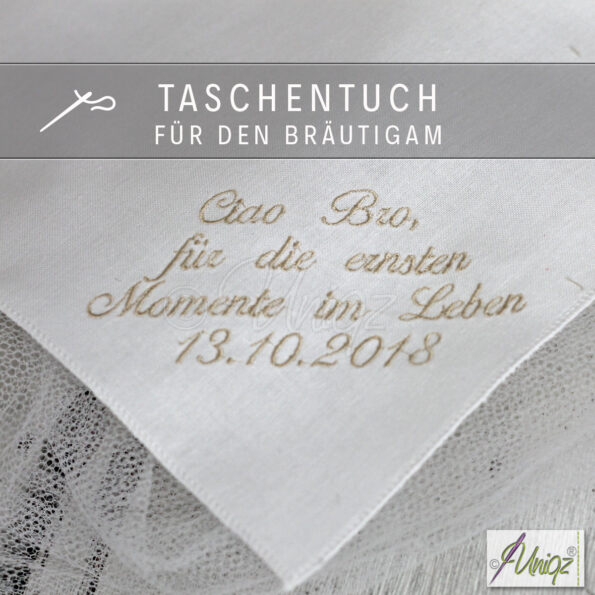 Taschentuch Braeutigam