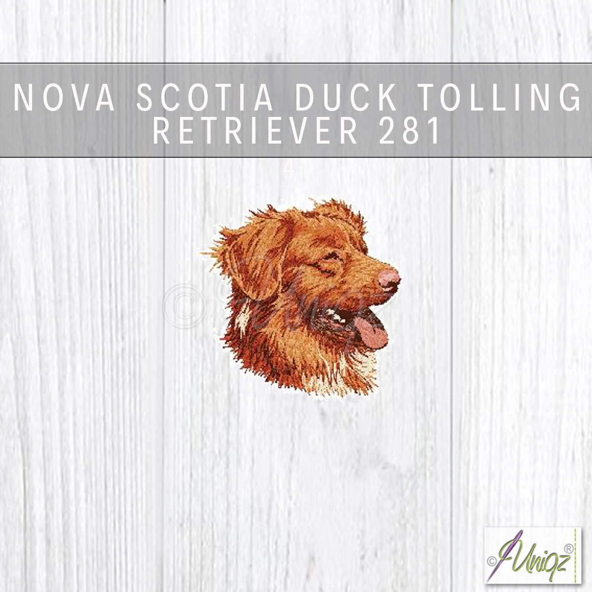 nova svotia duck tolling retriever 281 stickerei