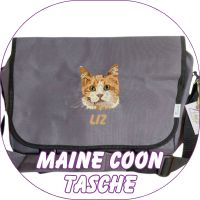 Tasche mit Maine Coon