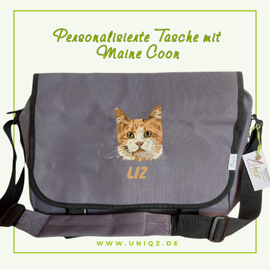 Tasche mit Maine Coon