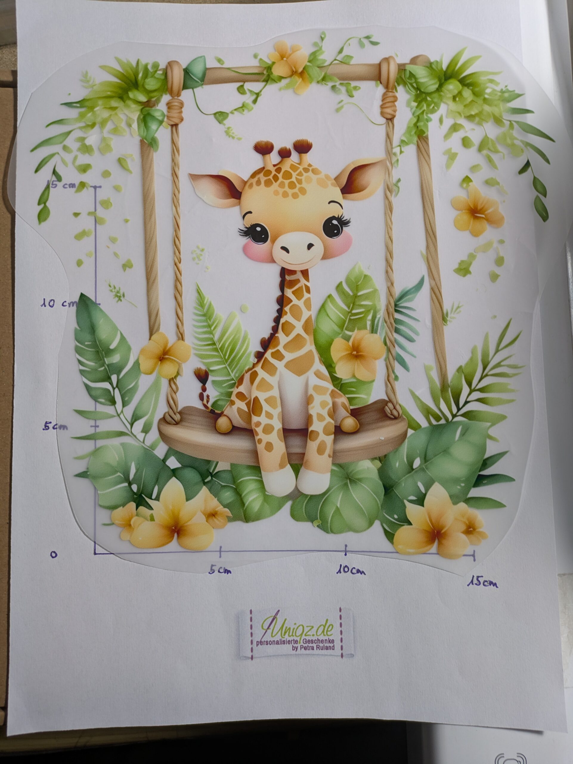 Schaukelnde Giraffe