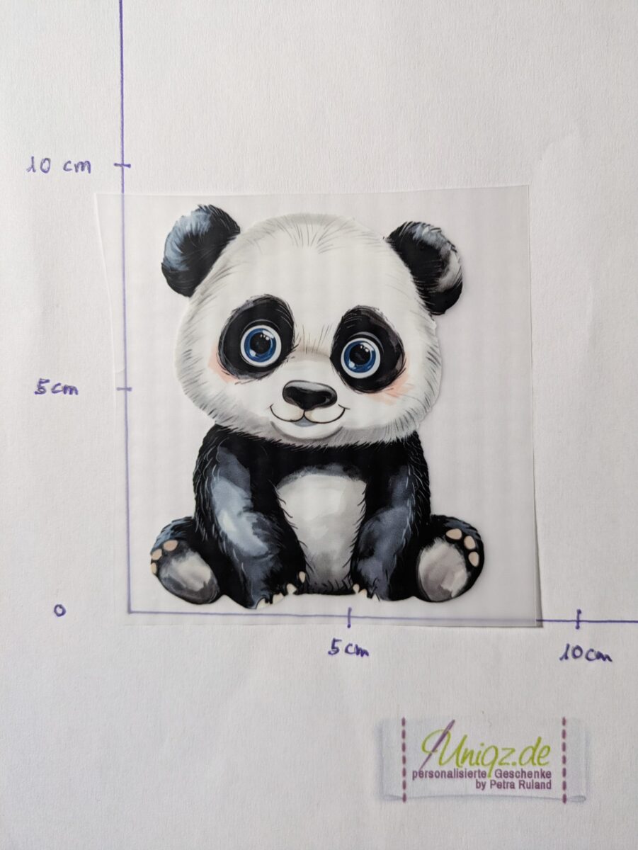 Bügelbild Panda