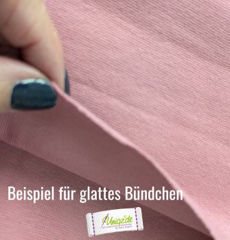 Beispiel für glattes Bündchen