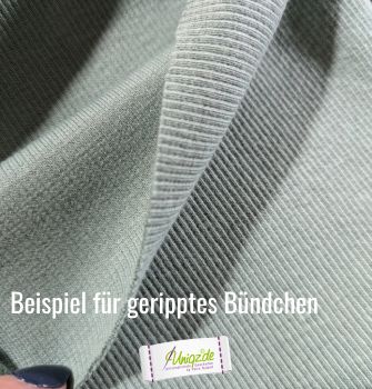 Beispiel für geripptes Bündchen