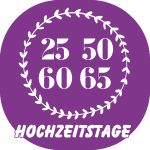 Hochzeitstage Silberne Goldene Diamantene Eiserne