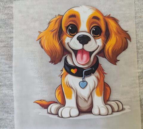 Cavalier King Charles Bügelbild