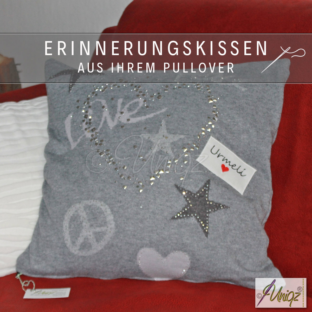 Erinnerungskissen Genäht Aus T Shirt Oder Pullover 7821